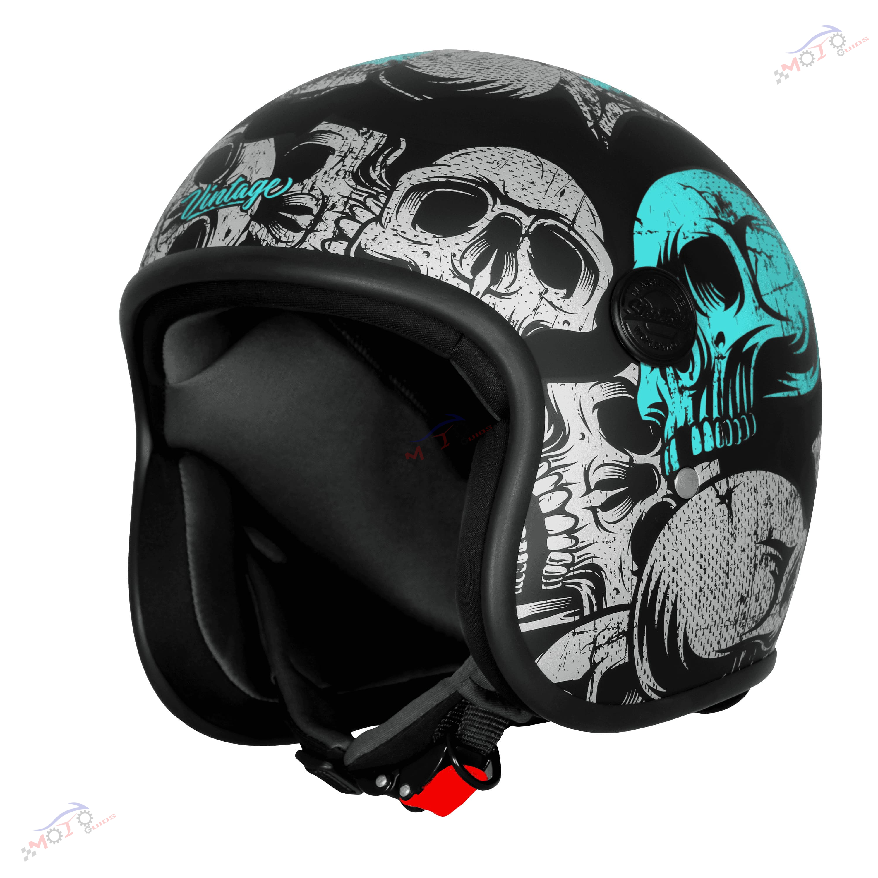SBH-55 VINTAGE SKULL WITHOUT VISOR